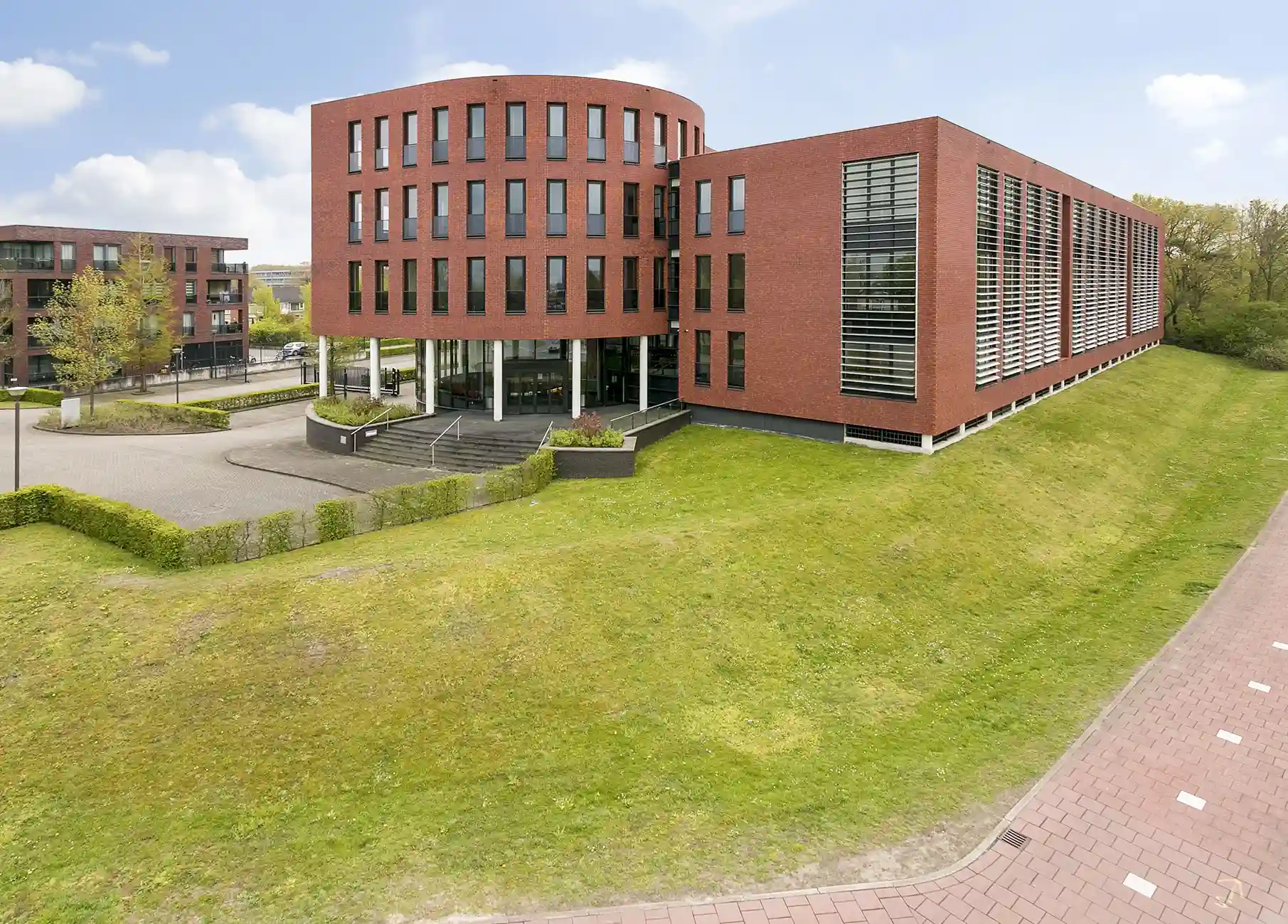 Vooraanzicht van de appartementen te huur in Dongen